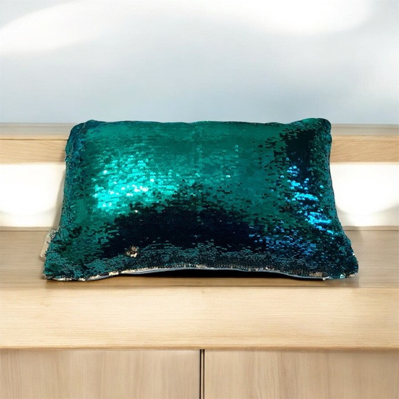 Mermaid Pillow Company "Puppies Play" Sequin Positivity Collection Pillow Plush - Picture 2 of 10